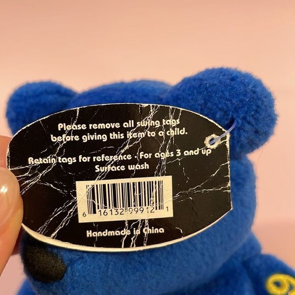 Salvino's Bammers Wayne Gretzky Bear 1999 with Tags Excellent Condition Yellow - Picture 9 of 11